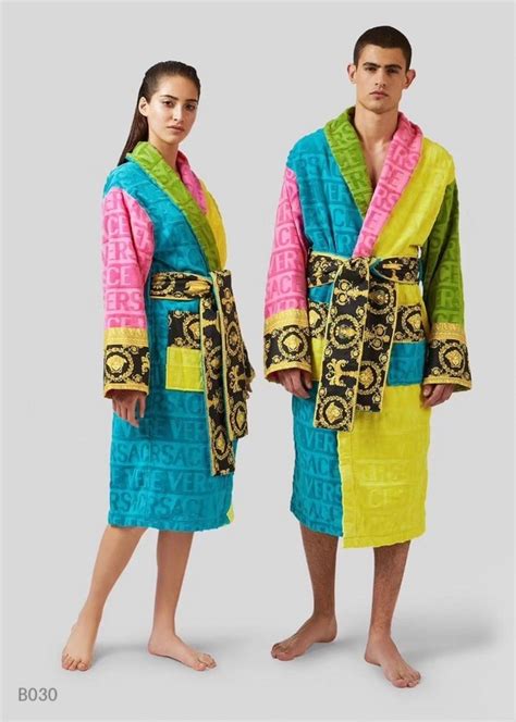 fake versace bathrobe women|versace his and hers robes.